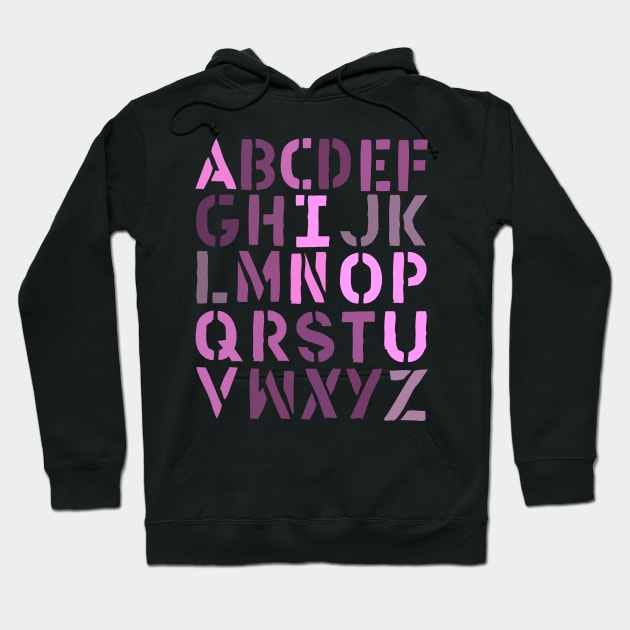 ALPHABET Hoodie by gustavoscameli